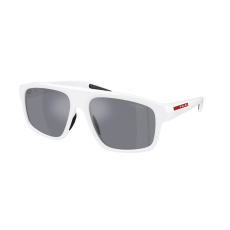 Prada Linea Rossa PSB02S AAI40A Matte White Light Blue Mirror Silver napszemüveg