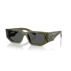 Prada PR09ZS 25A40L TRANSPARENT MILITARY GREEN DARK GREY napszemüveg