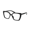 Prada PR16ZV 1AB1O1 Black Demo Lens szemüveg