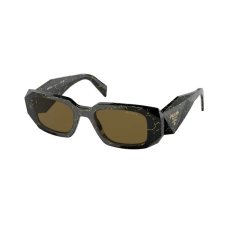 Prada PR17WS 19D01T BLACK/YELLOW MARBLE DARK BROWN napszemüveg