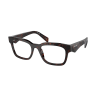 Prada PR A10V 17N1O1 Havana Red Demo Lens szemüveg