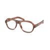 Prada PR C12V 24G1O1 Striped Oak Demo Lens szemüveg