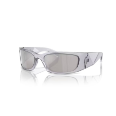 Prada PRA19S 12R2B0 TRANSPARENT GREY LIGHT GREY MIRROR SILVER napszemüveg