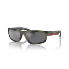 Prada Sport PS05ZS 14X07G GREEN MIMETIC RUBBERED GREY MIRROR BLACK napszemüveg
