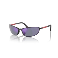 Prada Sport PS55ZS DG010J RUBBERED BLACK DARK BLUE MIRROR VIOLET napszemüveg