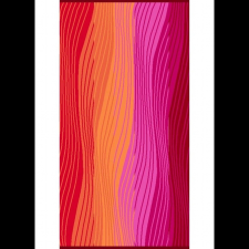 Praktik  Plážová osuška Statico red 90 × 160 cm (040101-000VSTAREA) lakástextília
