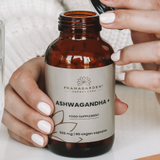 Pranagarden Ashwagandha + - Stresszmentes lelki egyensúlyért, erőért és nyugodt alvásért emelt hatóanyag tartalommal gyógyhatású készítmény