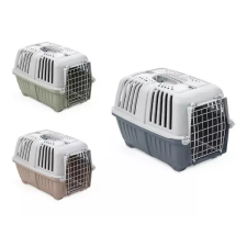 Pratiko 2 METAL TRANSPORT BOX - 55X36X36CM Barna szállítóbox, fekhely kutyáknak