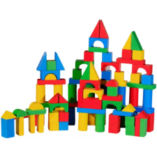 PRC 100 db-os színes építőkocka B barkácsolás, építés