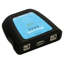 PRC 4port USB PC és Mac kompatibilis switch (VUSBSW4) (VUSBSW4) kábel és adapter