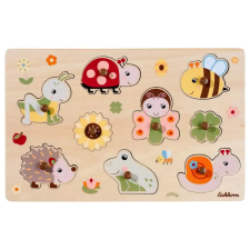 PRC Eichhorn fogantyús puzzle - natúr háttérrel puzzle, kirakós