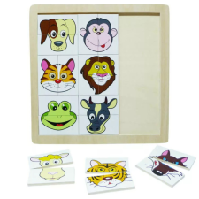 PRC Fa Puzzle felező, párosító játék Kutyás puzzle, kirakós