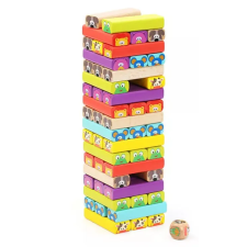 PRC Leboruló torony állatos - Jenga B társasjáték