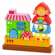 PRC Mágneses puzzle - Piroska és a farkas BX puzzle, kirakós