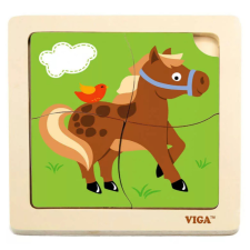 PRC Puzzle 4 db-os - Lovas puzzle, kirakós