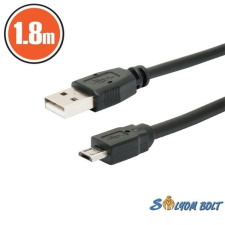 PRC USB 2.0 A - B micro 1,8m kábel kábel és adapter