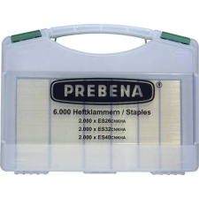 Prebena ES típusú kapcsok 6000 db Prebena ES-Box (ES-Box) gemkapocs, tűzőkapocs