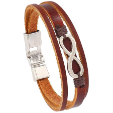 Predator Q1 Amberstone Férfi karkötő, barna, végtelen karkötő