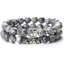 Predator Q1 Blackthorn férfi karkötő, Buddha, szett, 2 db karkötő