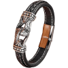 Predator Q1 bőr karkötő 21cm - A10324