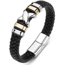 Predator Q1 Quasar, férfi, fekete, 21,5 cm karkötő