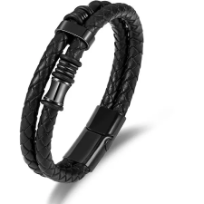 Predator Q1 Sunwood, férfi, fekete, 25 cm karkötő