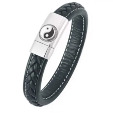 Predator Q1 Yin Yang 25 cm, sötétzöld karkötő