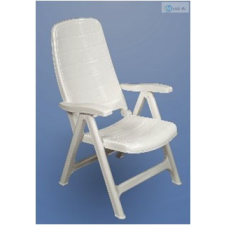  Prelude, Hámor 5 pozíciós szék fehér kerti bútor