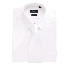Premier Férfi ing Premier PR202 Men&#039;S Short Sleeve poplin Shirt -L/XL, White férfi ing