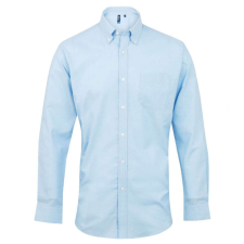 Premier Férfi ing Premier PR234 Men’S Long Sleeve Signature Oxford Shirt -L, Light Blue férfi ing