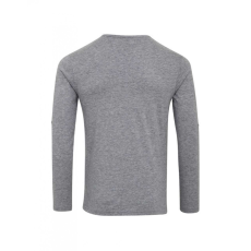 Premier Férfi póló Premier PR218 Felhajtott Ujjú póló -XL, Grey Marl