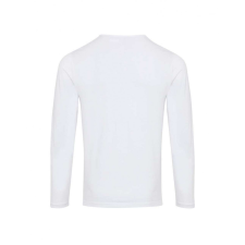 Premier Férfi póló Premier PR218 Felhajtott Ujjú póló -XL, White/Navy férfi póló
