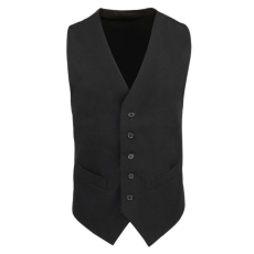 Premier Férfi Premier PR622 Men’S Lined polyester Waistcoat -M, Black