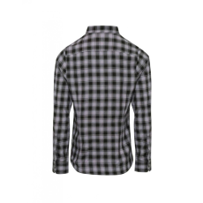 Premier Női blúz Premier PR350 Mulligan' Check - Women'S Long Sleeve Cotton Shirt -S, Steel/Black