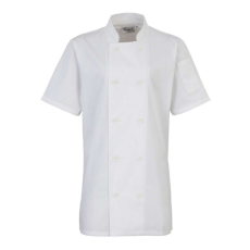 Premier Női kabát Premier PR670 Women'S Short Sleeve Chef'S Jacket -L, White