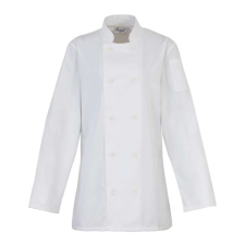 Premier Női kabát Premier PR671 Ladies’ Long Sleeve Chef’S Jacket -XL, White női dzseki, kabát