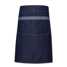 Premier PR128 &#039;DOMAIN&#039; CONTRAST DENIM WAIST APRON U munkaruha