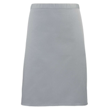 Premier PR151 COLOURS félhosszú kötény, 90 cm hosszú megkötő pántokkal Premier, Silver-U lakástextília
