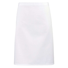 Premier PR151 COLOURS félhosszú kötény, 90 cm hosszú megkötő pántokkal Premier, White-U lakástextília