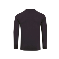 Premier PR218 férfi gombos nyakú felgombolható hosszú ujjú sztreccspóló Premier, Black-XL