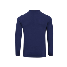 Premier PR218 férfi gombos nyakú felgombolható hosszú ujjú sztreccspóló Premier, Indigo-XS