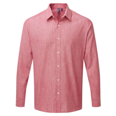 Premier PR245 MEN'S COTTON SLUB CHAMBRAY LONG SLEEVE SHIRT L