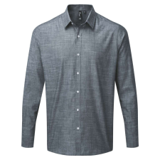 Premier PR245 MEN&#039;S COTTON SLUB CHAMBRAY LONG SLEEVE SHIRT M munkaruha