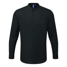 Premier PR258 BANDED COLLAR &#039;GRANDAD&#039; LONG SLEEVE SHIRT M munkaruha