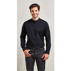 Premier PR258 BANDED COLLAR &- 039;GRANDAD&- 039; LONG SLEEVE SHIRT 2XL