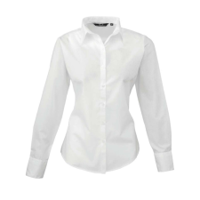 Premier PR300 WOMEN'S LONG SLEEVE POPLIN BLOUSE 4XL munkaruha