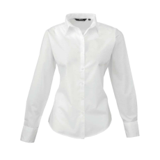 Premier PR300 WOMEN'S LONG SLEEVE POPLIN BLOUSE S