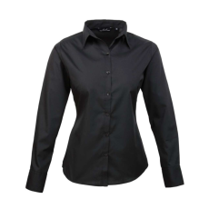 Premier PR300 WOMEN'S LONG SLEEVE POPLIN BLOUSE S