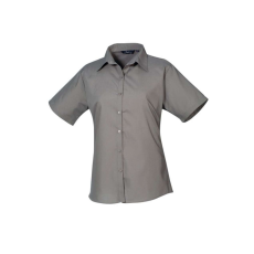 Premier PR302 WOMEN'S SHORT SLEEVE POPLIN BLOUSE 4XL