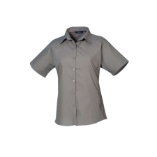Premier PR302 WOMEN&#039;S SHORT SLEEVE POPLIN BLOUSE XXS munkaruha